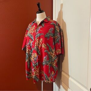 Paradise Found Men’s Hawaiian Aloha Magnum PI Tom Sellek Camp‎ Button Up Shirt